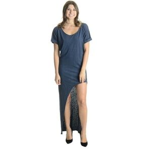 2935 Stillwater Sonoran Round Neck Thigh Maxi Dress Medium